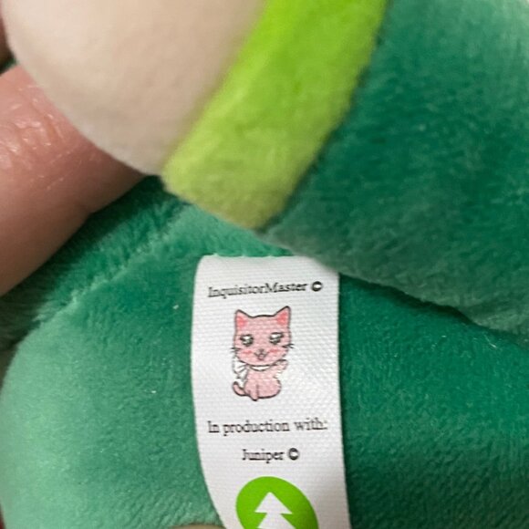 InquisitorMaster Jade Sleepover Plush Toy 10" Green Dinosaur Outfit Anime Girl - Picture 7 of 8